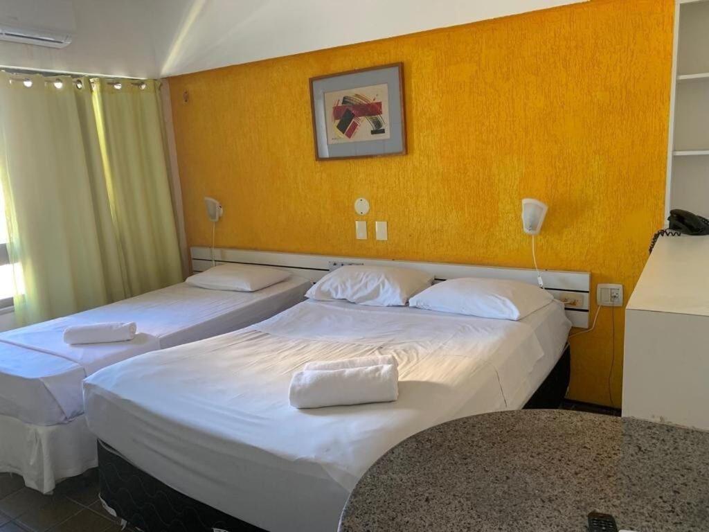 205 Flat Mobiliado Com Vista Lateral Mar Na Praia De Iracema Lejlighed Fortaleza  Eksteriør billede